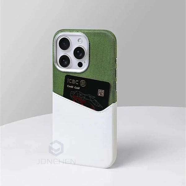 Elegancki etui na karty do iPhone